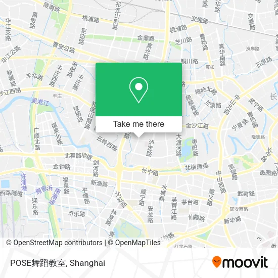 POSE舞蹈教室 map