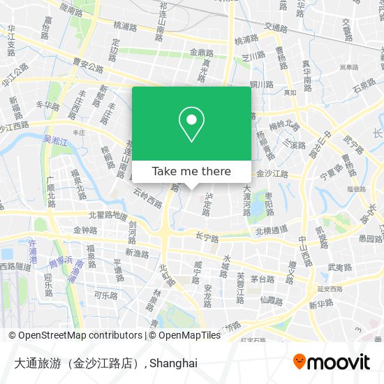 大通旅游（金沙江路店） map