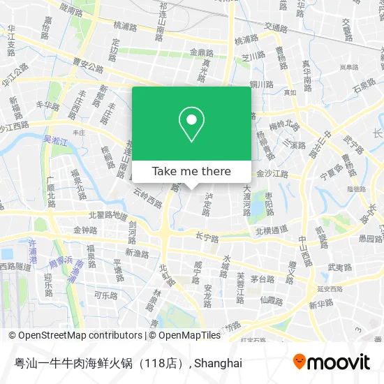 粤汕一牛牛肉海鲜火锅（118店） map