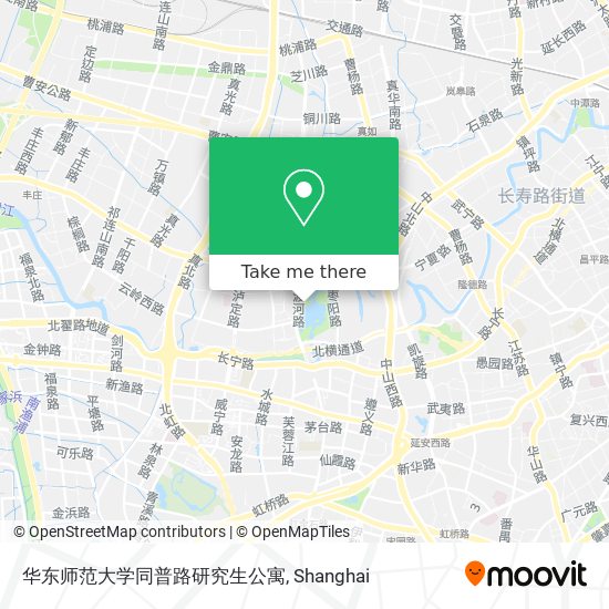 华东师范大学同普路研究生公寓 map