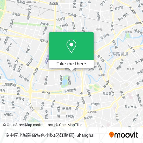 豫中园老城隍庙特色小吃(怒江路店) map