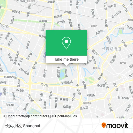 长风小区 map