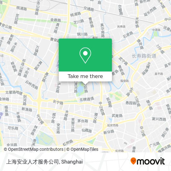 上海安业人才服务公司 map