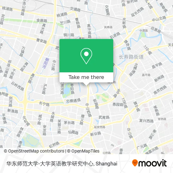 华东师范大学-大学英语教学研究中心 map