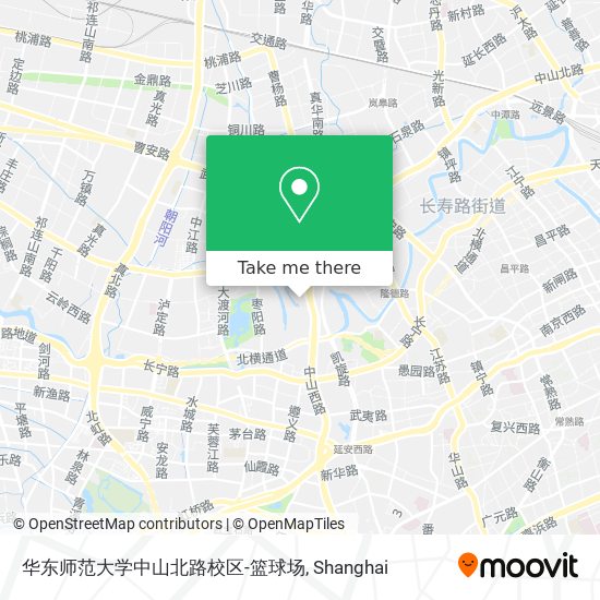 华东师范大学中山北路校区-篮球场 map