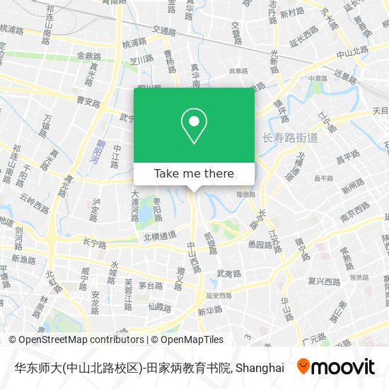 华东师大(中山北路校区)-田家炳教育书院 map