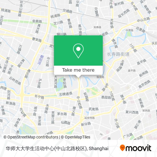 华师大大学生活动中心(中山北路校区) map