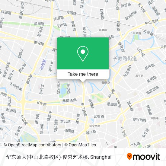 华东师大(中山北路校区)-俊秀艺术楼 map