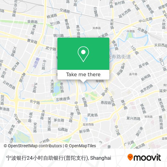 宁波银行24小时自助银行(普陀支行) map