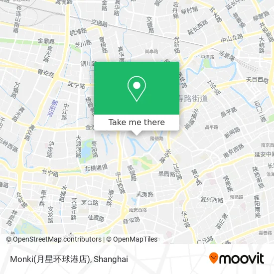 Monki(月星环球港店) map
