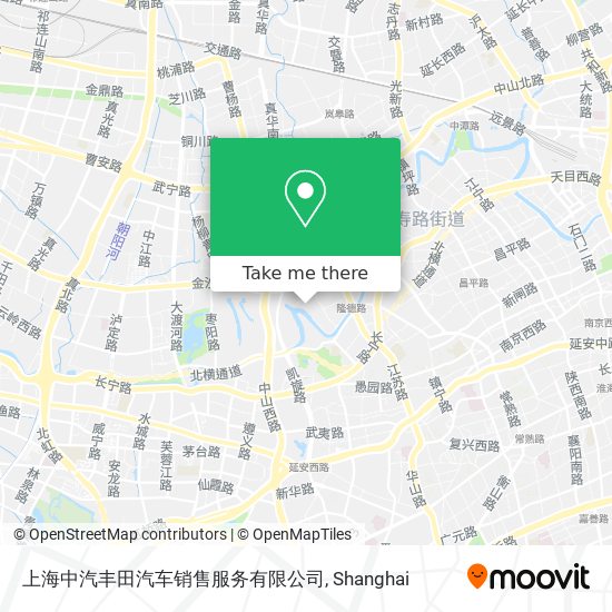 上海中汽丰田汽车销售服务有限公司 map