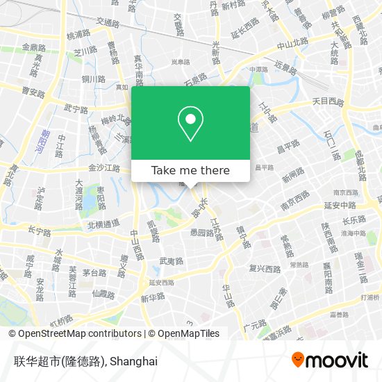 联华超市(隆德路) map