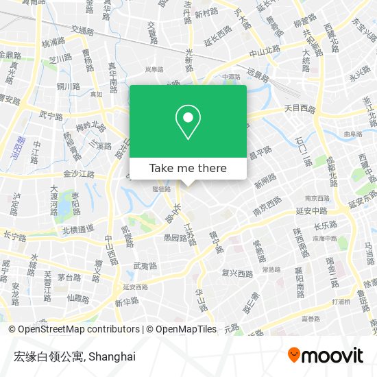 宏缘白领公寓 map