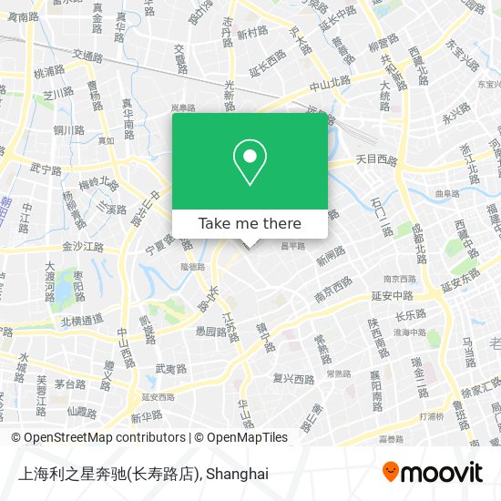 上海利之星奔驰(长寿路店) map
