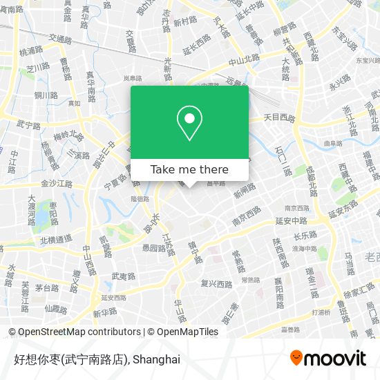 好想你枣(武宁南路店) map