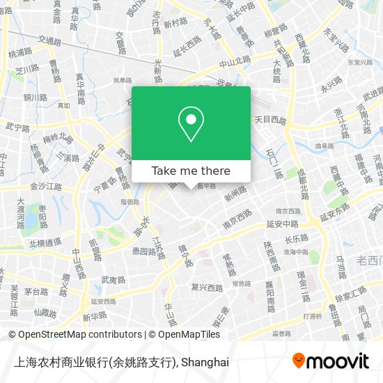 上海农村商业银行(余姚路支行) map