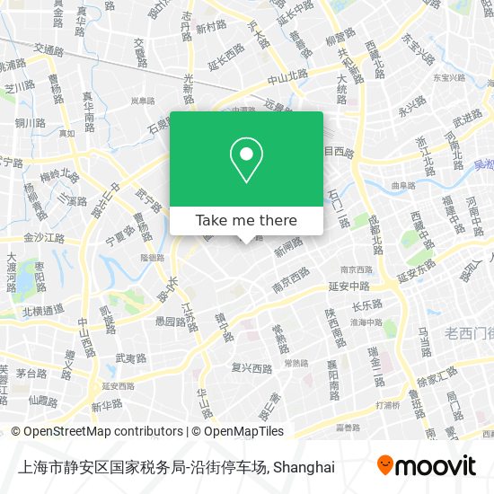 上海市静安区国家税务局-沿街停车场 map
