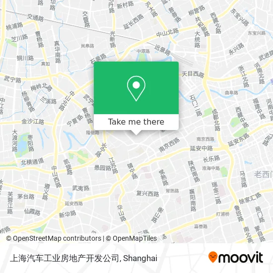 上海汽车工业房地产开发公司 map