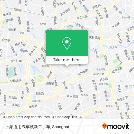 上海通用汽车诚新二手车 map
