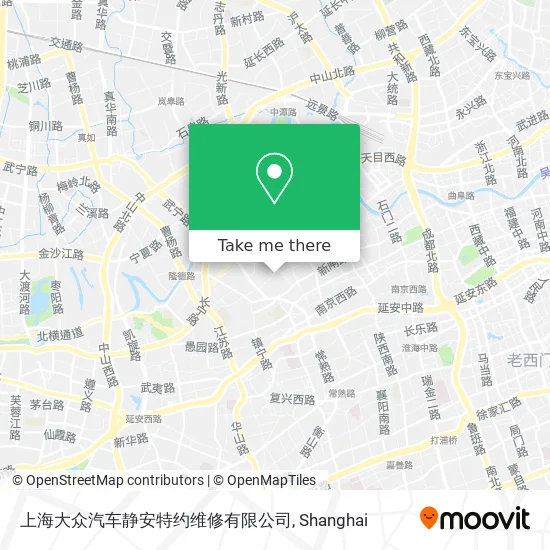上海大众汽车静安特约维修有限公司 map
