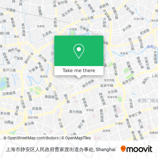 上海市静安区人民政府曹家渡街道办事处 map