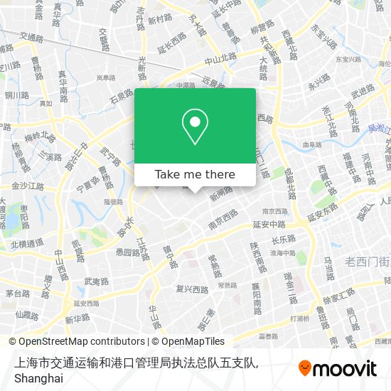 上海市交通运输和港口管理局执法总队五支队 map