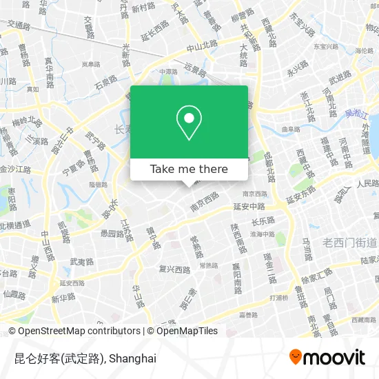 昆仑好客(武定路) map