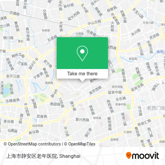 上海市静安区老年医院 map