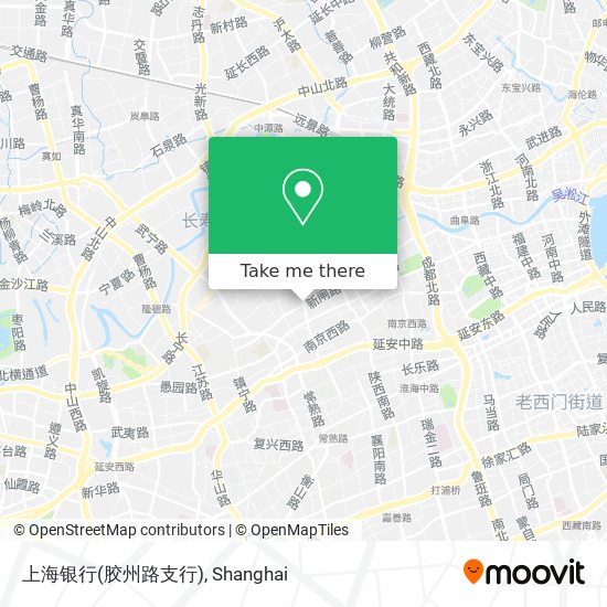上海银行(胶州路支行) map