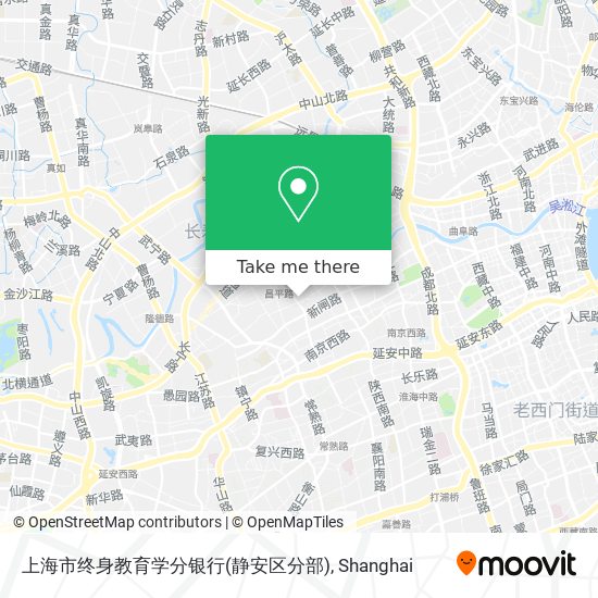 上海市终身教育学分银行(静安区分部) map