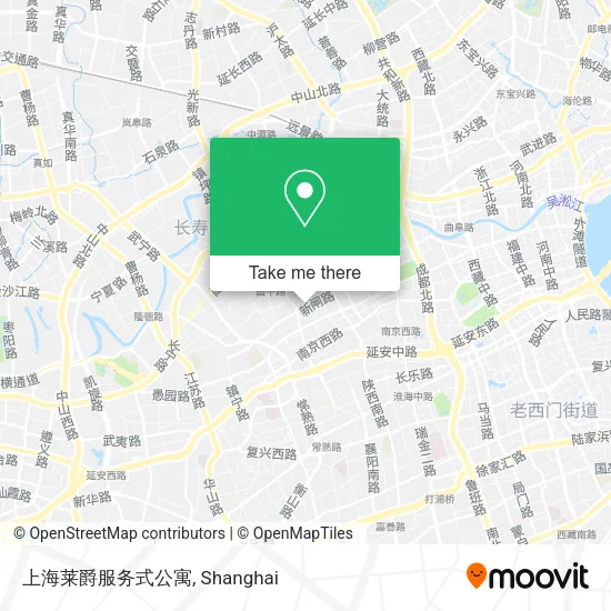 上海莱爵服务式公寓 map