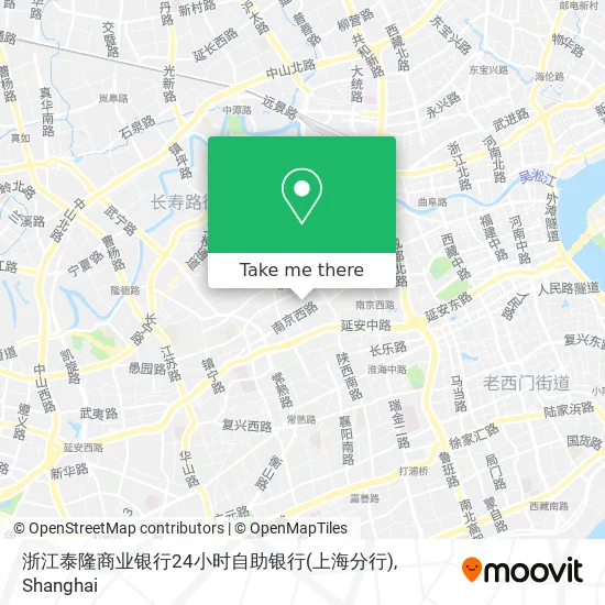 浙江泰隆商业银行24小时自助银行(上海分行) map