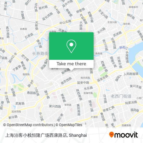 上海泊客小栈恒隆广场西康路店 map