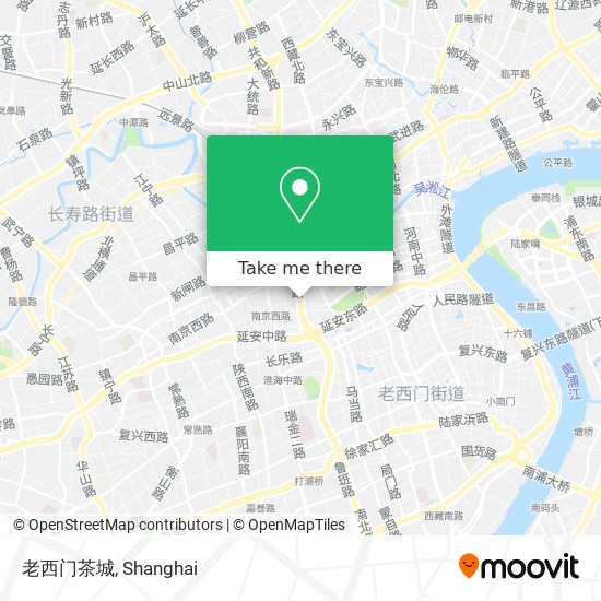 老西门茶城 map