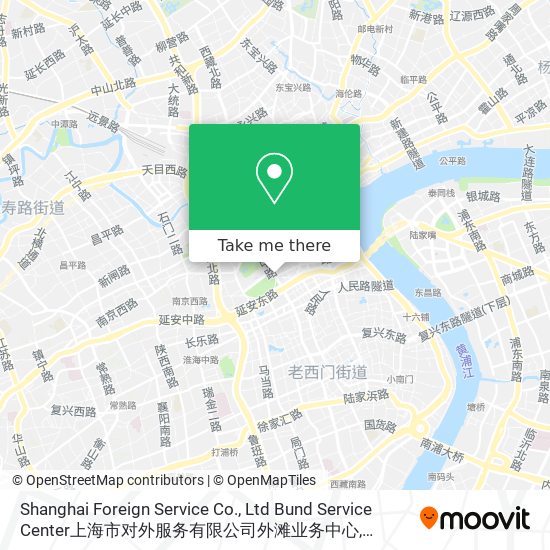 Shanghai Foreign Service Co., Ltd Bund Service Center上海市对外服务有限公司外滩业务中心 map