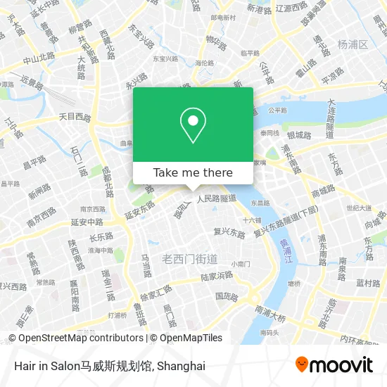 Hair in Salon马威斯规划馆 map