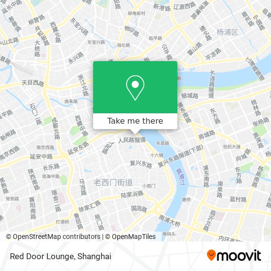 Red Door Lounge map