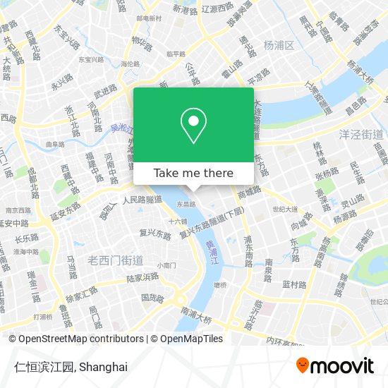 仁恒滨江园 map