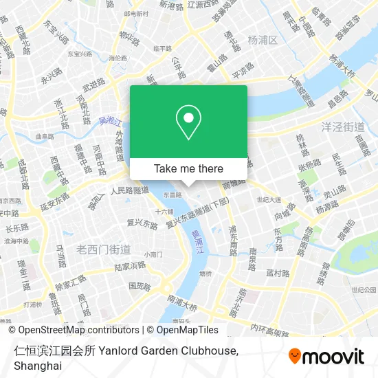 仁恒滨江园会所 Yanlord Garden Clubhouse map