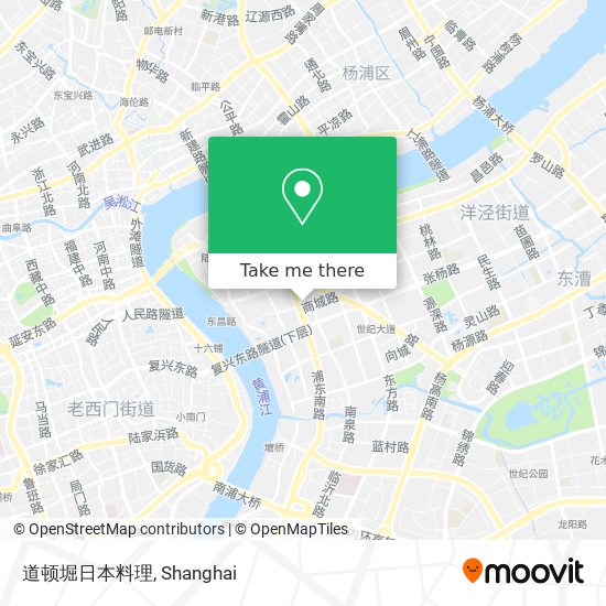 道顿堀日本料理 map