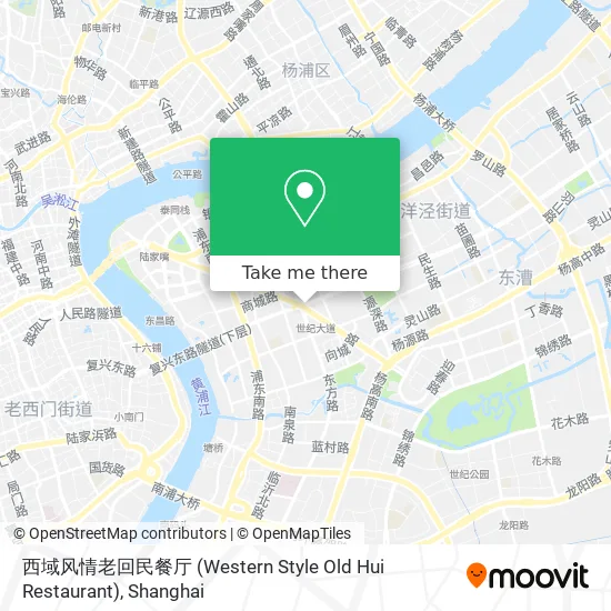 西域风情老回民餐厅 (Western Style Old Hui Restaurant) map