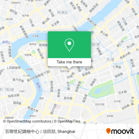 百聯世紀購物中心 | 項目部 map