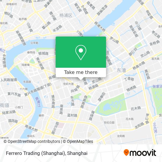 Ferrero Trading (Shanghai) map
