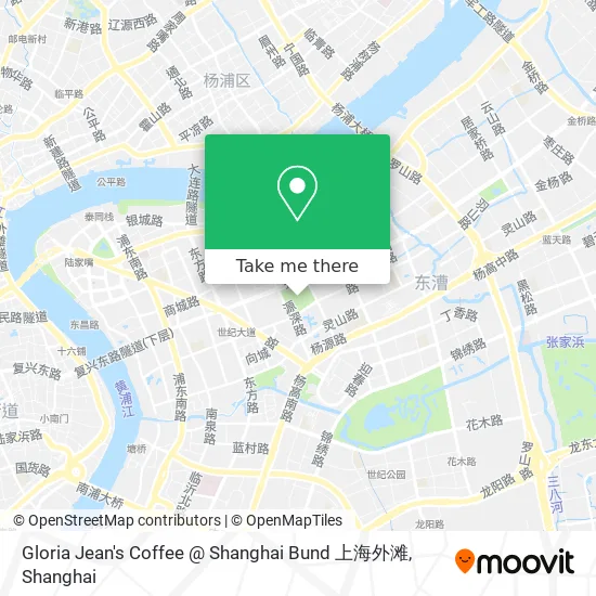 Gloria Jean's Coffee @ Shanghai Bund 上海外滩 map
