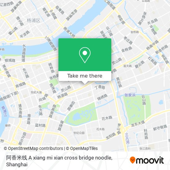 阿香米线 A xiang mi xian  cross bridge noodle map