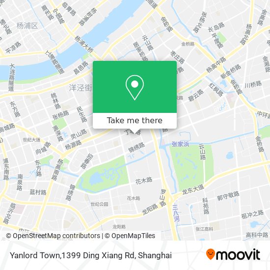 Yanlord Town,1399 Ding Xiang Rd map