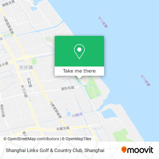 Shanghai Links Golf & Country Club map