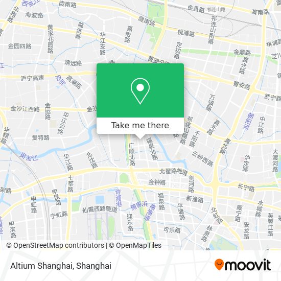 Altium Shanghai map