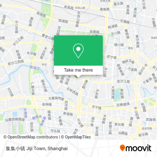 集集小镇 Jiji Town map