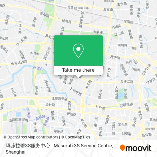 玛莎拉蒂3S服务中心 | Maserati 3S Service Centre map
